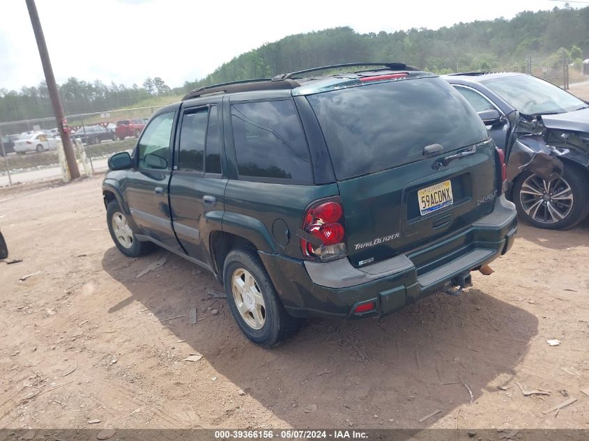 2003 Chevrolet Trailblazer Ls VIN: 1GNDS13S332119918 Lot: 39366156