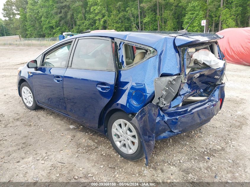 2013 Toyota Prius V Three VIN: JTDZN3EU9D3255224 Lot: 39366158