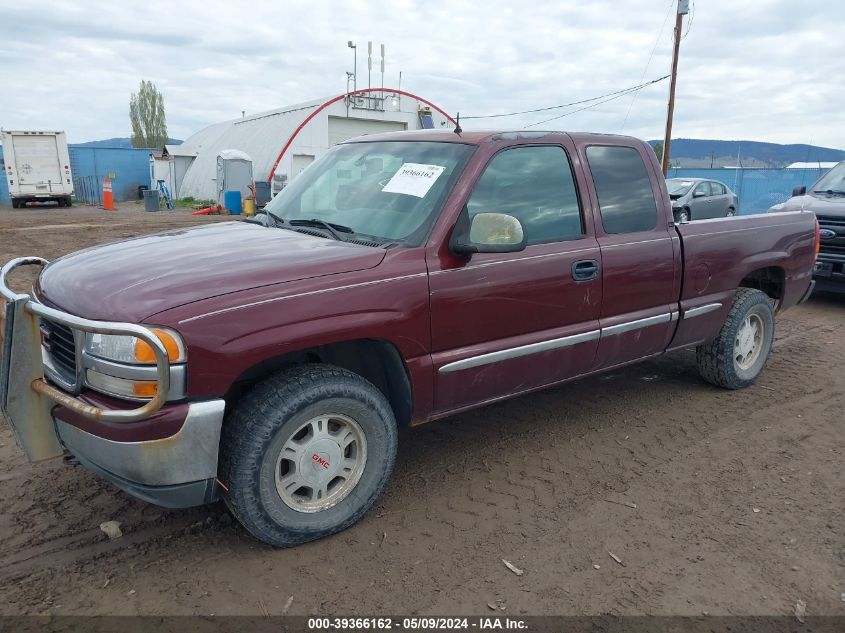 2001 GMC Sierra 1500 Sle VIN: 1GTEK19T01E148639 Lot: 39366162