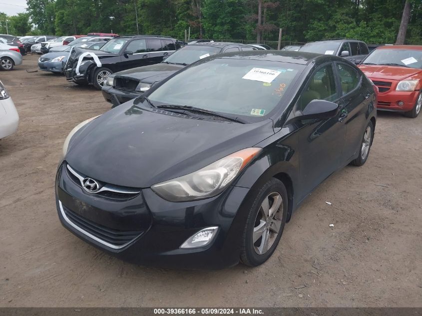 2012 Hyundai Elantra Gls (Ulsan Plant) VIN: KMHDH4AE3CU453940 Lot: 39366166