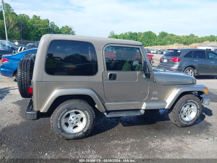 2003 Jeep Wrangler Sahara VIN: 1J4FA59S73P360431 Lot: 39366179