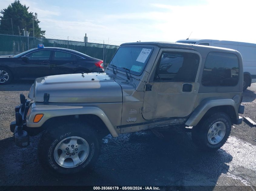 2003 Jeep Wrangler Sahara VIN: 1J4FA59S73P360431 Lot: 39366179