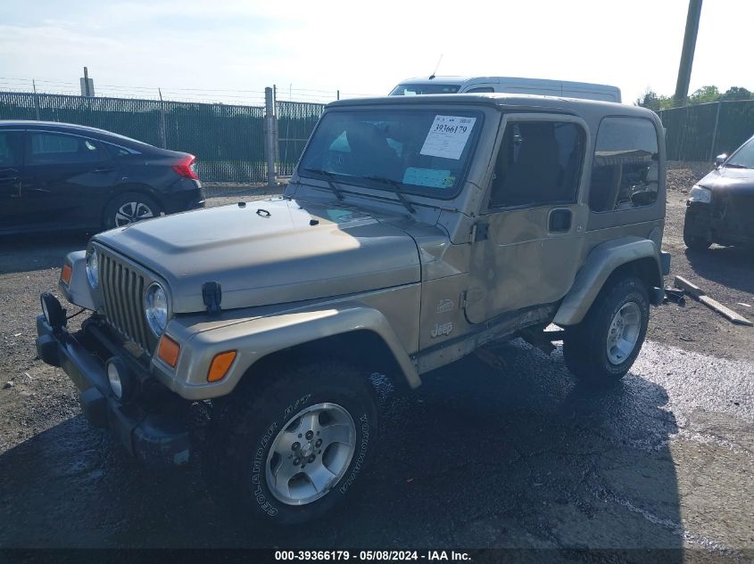 2003 Jeep Wrangler Sahara VIN: 1J4FA59S73P360431 Lot: 39366179