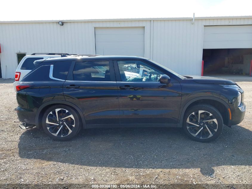 2022 Mitsubishi Outlander Black Edition 2Wd/Se 2.5 2Wd/Se Launch Edition 2Wd VIN: JA4J3UA81NZ010900 Lot: 39366190