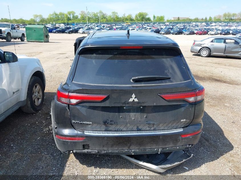 2022 Mitsubishi Outlander Black Edition 2Wd/Se 2.5 2Wd/Se Launch Edition 2Wd VIN: JA4J3UA81NZ010900 Lot: 39366190