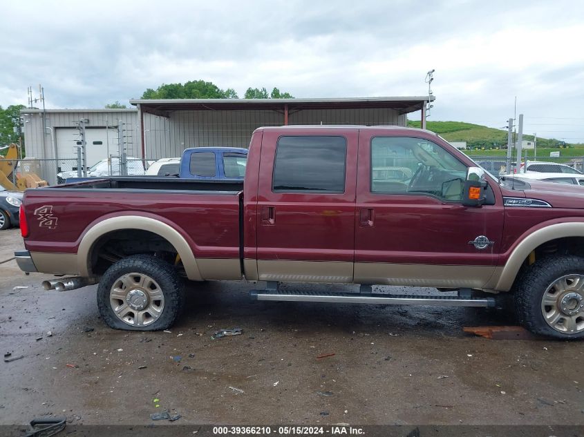 2013 Ford F-350 Lariat VIN: 1FT8W3BT5DEA37953 Lot: 39366210