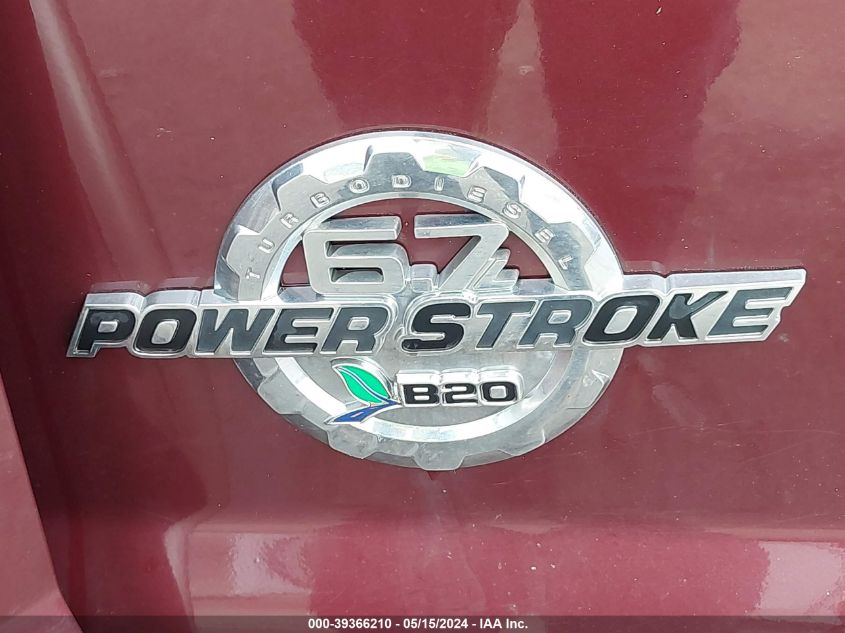 2013 Ford F-350 Lariat VIN: 1FT8W3BT5DEA37953 Lot: 39366210