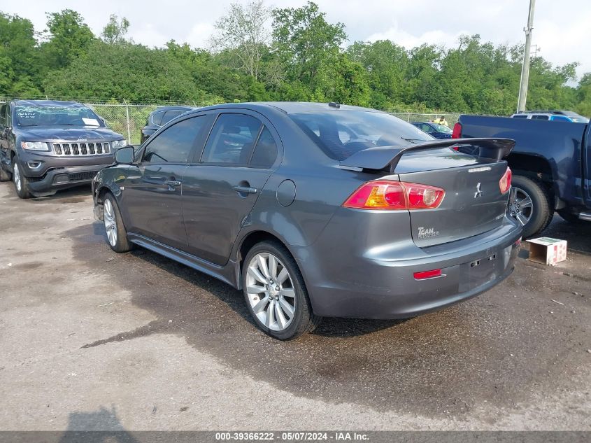 2008 Mitsubishi Lancer Gts VIN: JA3AU86U18U023887 Lot: 39366222