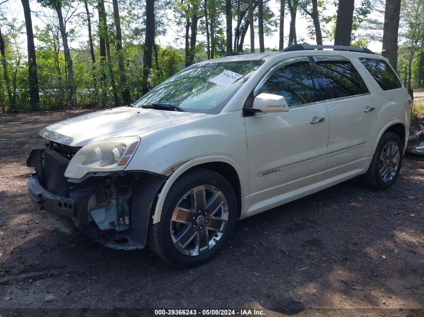 2012 GMC Acadia Denali VIN: 1GKKRTED0CJ143724 Lot: 39366243