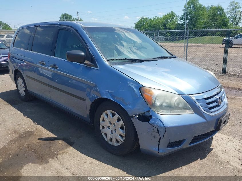 2010 Honda Odyssey Lx VIN: 5FNRL3H2XAB068105 Lot: 39366265