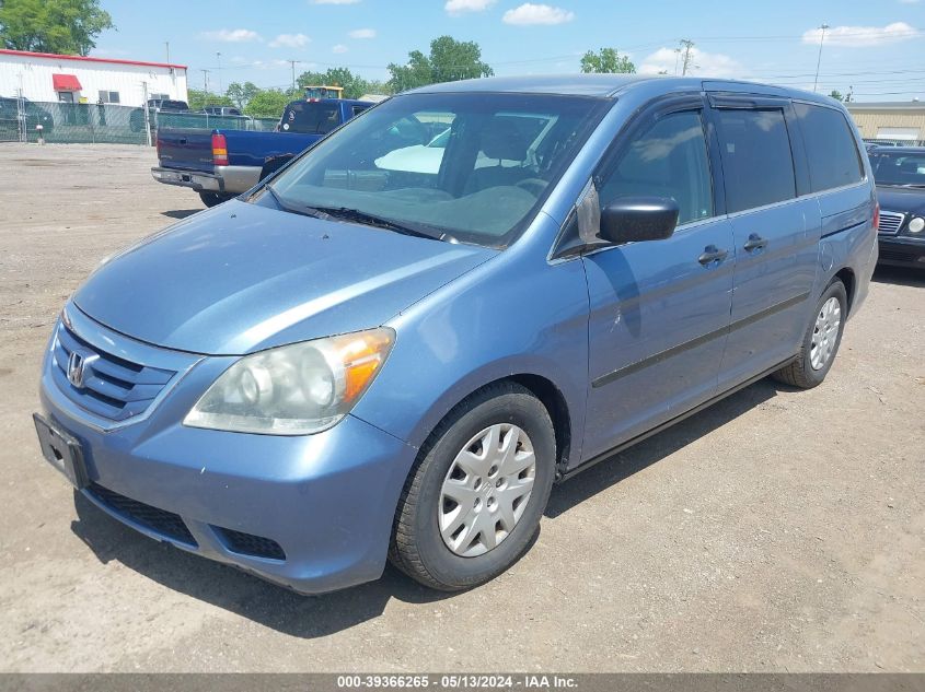 2010 Honda Odyssey Lx VIN: 5FNRL3H2XAB068105 Lot: 39366265