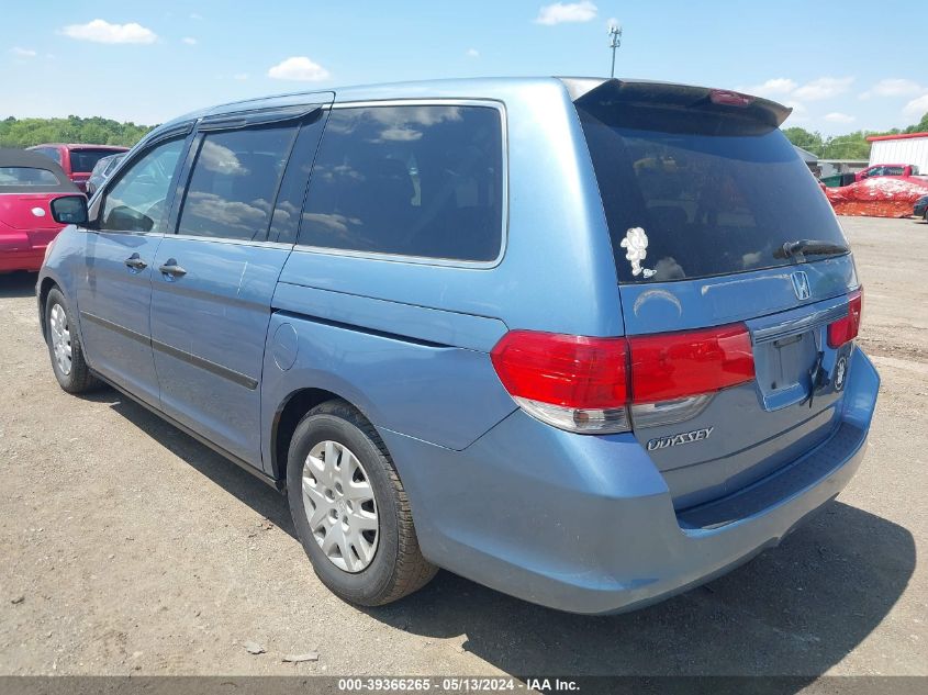 2010 Honda Odyssey Lx VIN: 5FNRL3H2XAB068105 Lot: 39366265