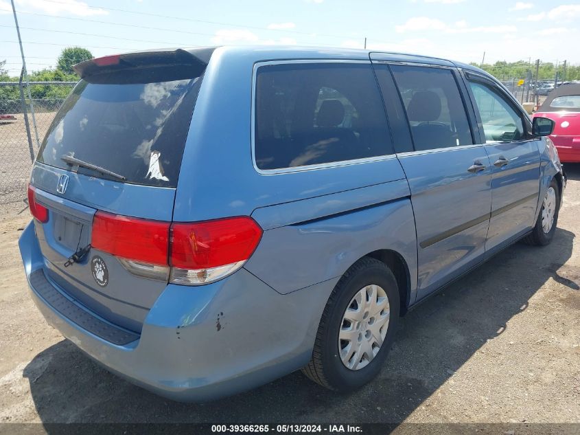 2010 Honda Odyssey Lx VIN: 5FNRL3H2XAB068105 Lot: 39366265