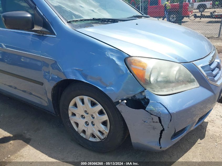 2010 Honda Odyssey Lx VIN: 5FNRL3H2XAB068105 Lot: 39366265