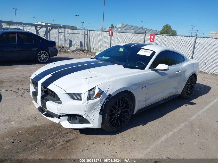 2017 Ford Mustang Gt Premium VIN: 1FA6P8CF1H5287020 Lot: 39366271