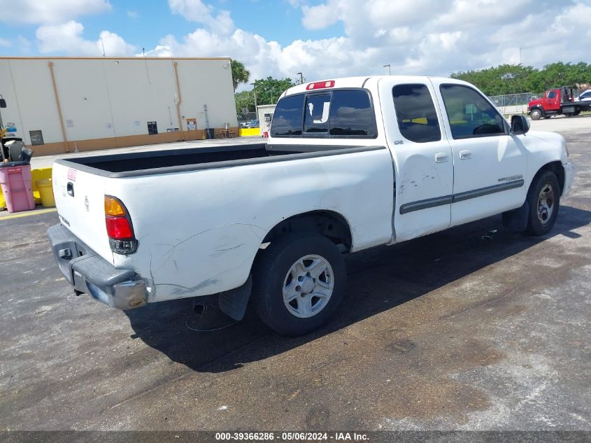 2004 Toyota Tundra Sr5 VIN: 5TBRN34104S440714 Lot: 39366286