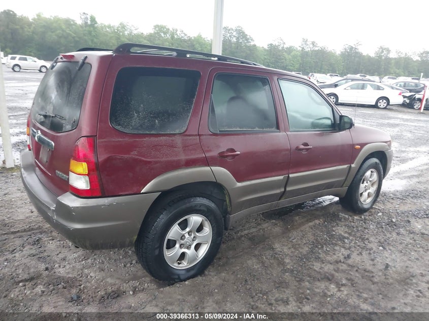 2004 Mazda Tribute Es V6 VIN: 4F2CZ96154KM19771 Lot: 39366313