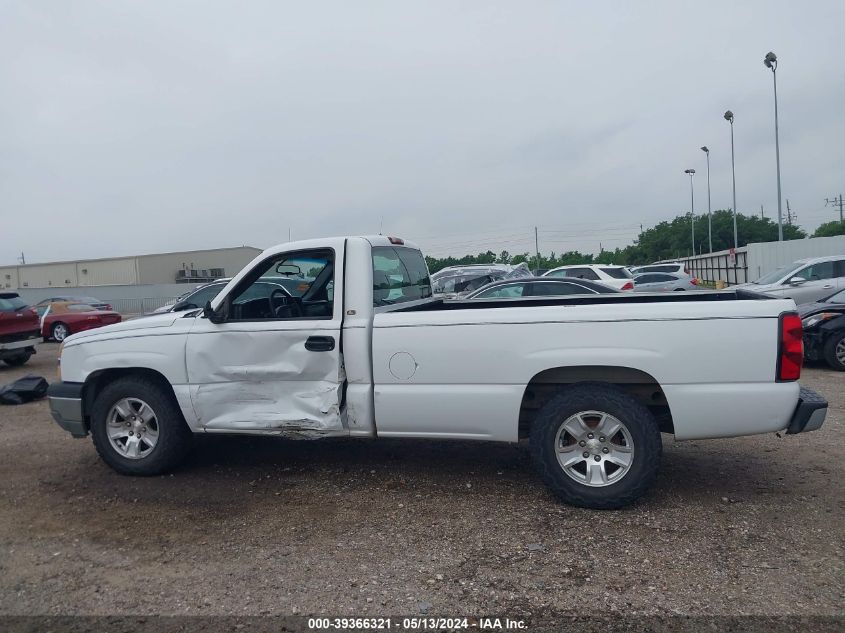 2005 Chevrolet Silverado 1500 Work Truck VIN: 1GCEC14XX5Z154146 Lot: 39366321