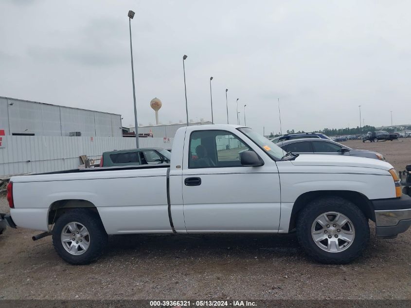 2005 Chevrolet Silverado 1500 Work Truck VIN: 1GCEC14XX5Z154146 Lot: 39366321