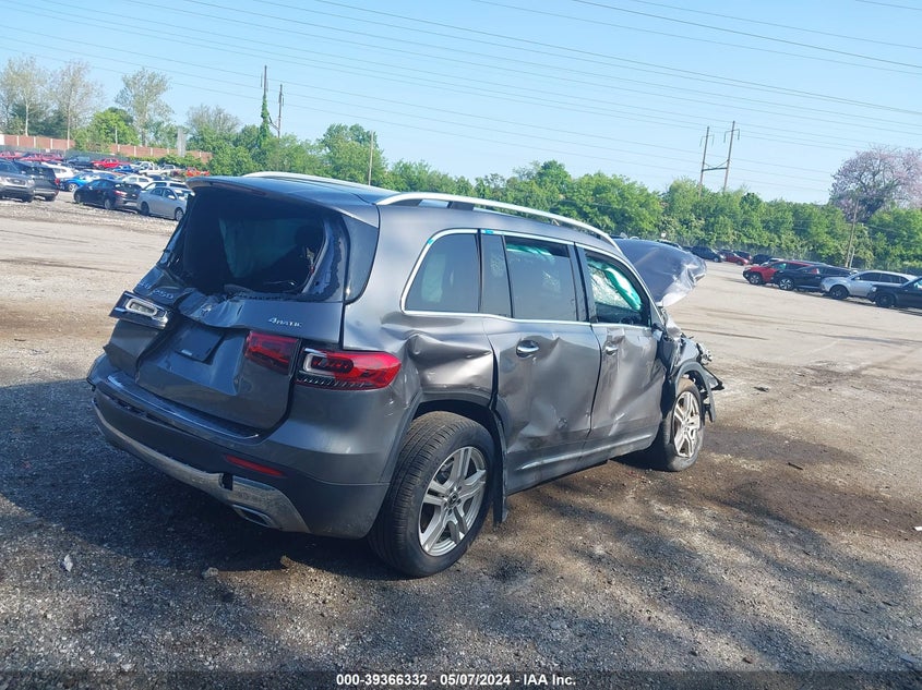 2022 Mercedes-Benz Glb 250 4Matic VIN: W1N4M4HB2NW191792 Lot: 39366332