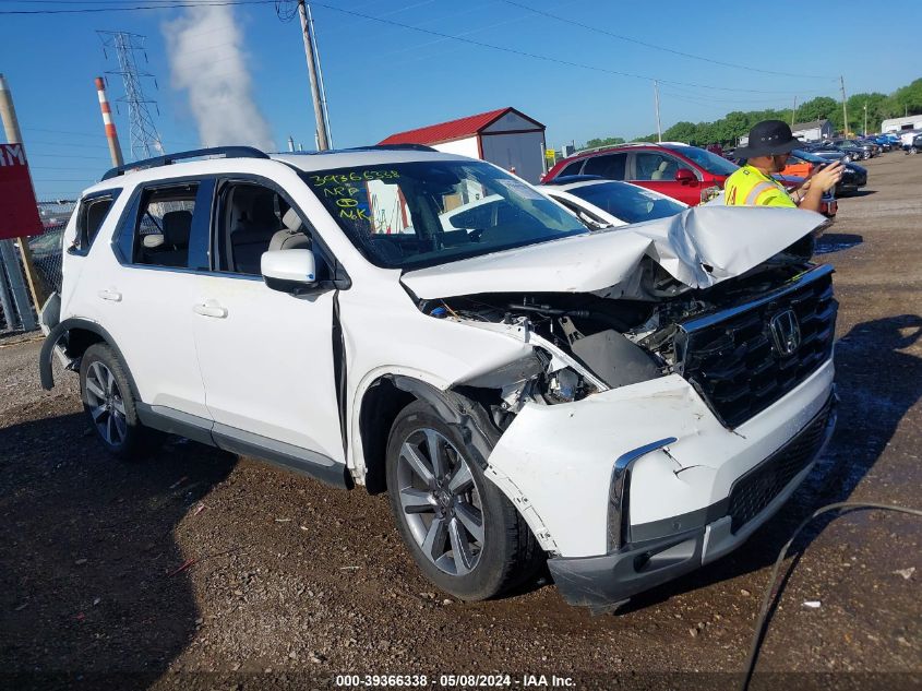 2023 Honda Pilot Awd Elite VIN: 5FNYG1H81PB005721 Lot: 39366338