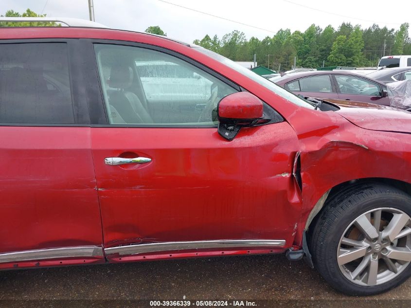 2013 Nissan Pathfinder Platinum VIN: 5N1AR2MN1DC630475 Lot: 39366339