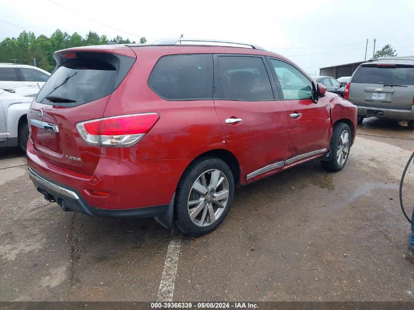 2013 Nissan Pathfinder Platinum VIN: 5N1AR2MN1DC630475 Lot: 39366339