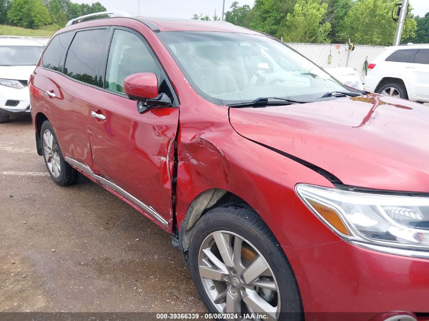 2013 Nissan Pathfinder Platinum VIN: 5N1AR2MN1DC630475 Lot: 39366339