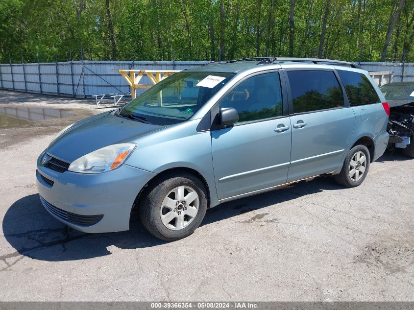 2005 Toyota Sienna Le VIN: 5TDZA23C85S231478 Lot: 39366354