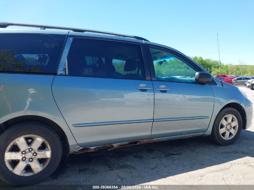 2005 Toyota Sienna Le VIN: 5TDZA23C85S231478 Lot: 39366354