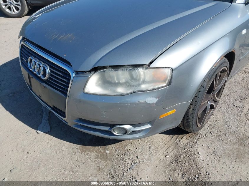 2006 Audi A4 3.2 VIN: WAUDG78E96A023167 Lot: 39366383