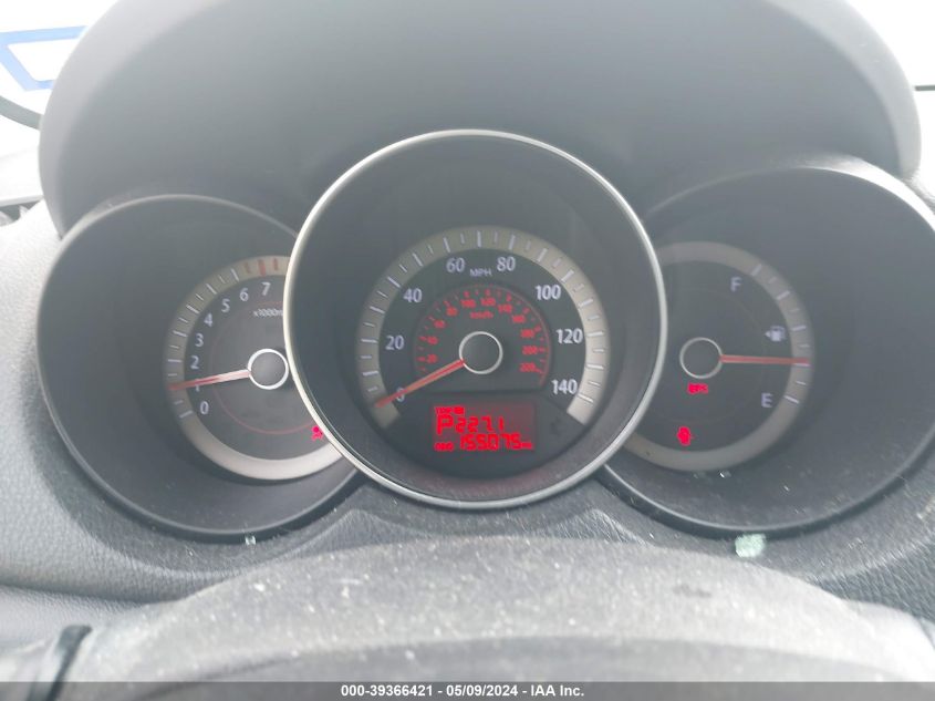 2011 Kia Forte Ex VIN: KNAFU4A20B5465368 Lot: 39366421