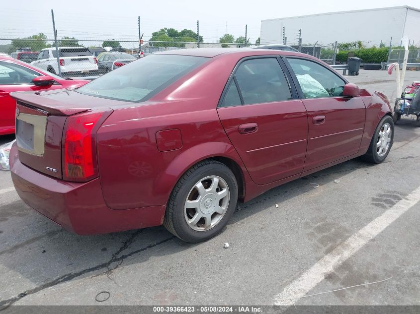 2003 Cadillac Cts Standard VIN: 1G6DM57N430138894 Lot: 39366423