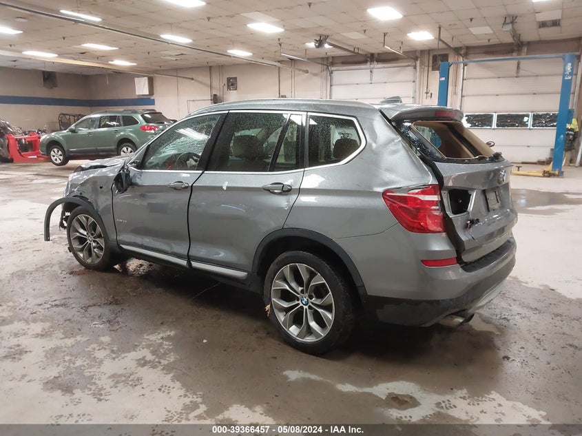 VIN 5UXWX7C53H0U41587 2017 BMW X3 XDRIVE35I