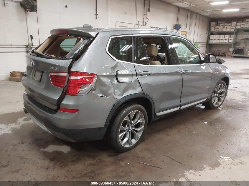 VIN 5UXWX7C53H0U41587 2017 BMW X3 XDRIVE35I