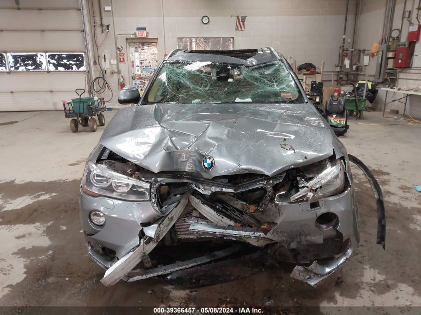 2017 BMW X3 xDrive35I VIN: 5UXWX7C53H0U41587 Lot: 39366457