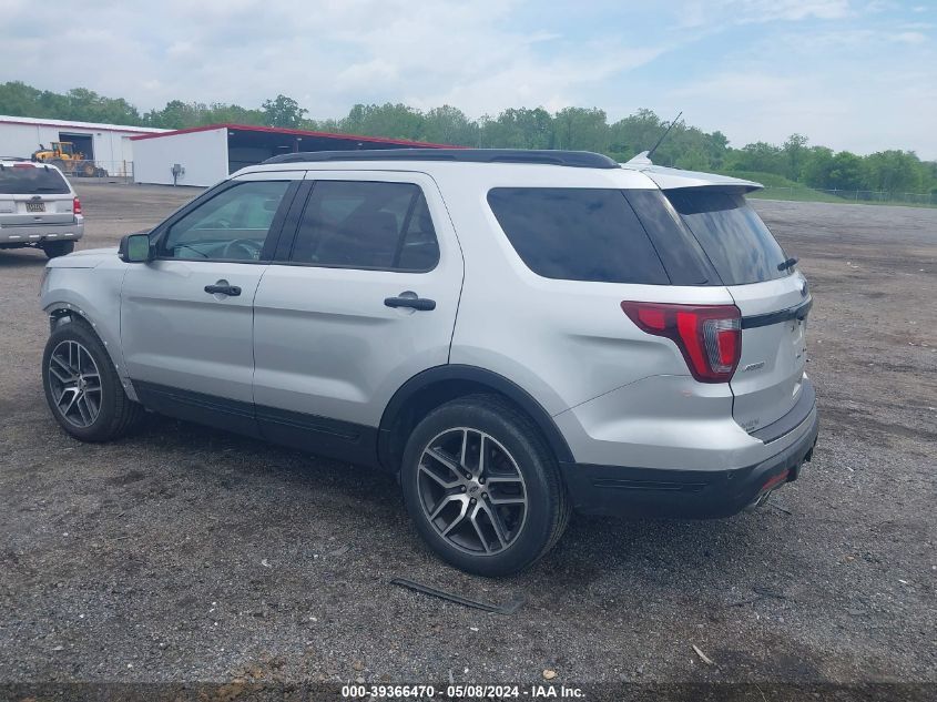 2019 Ford Explorer Sport VIN: 1FM5K8GT0KGA37926 Lot: 39366470