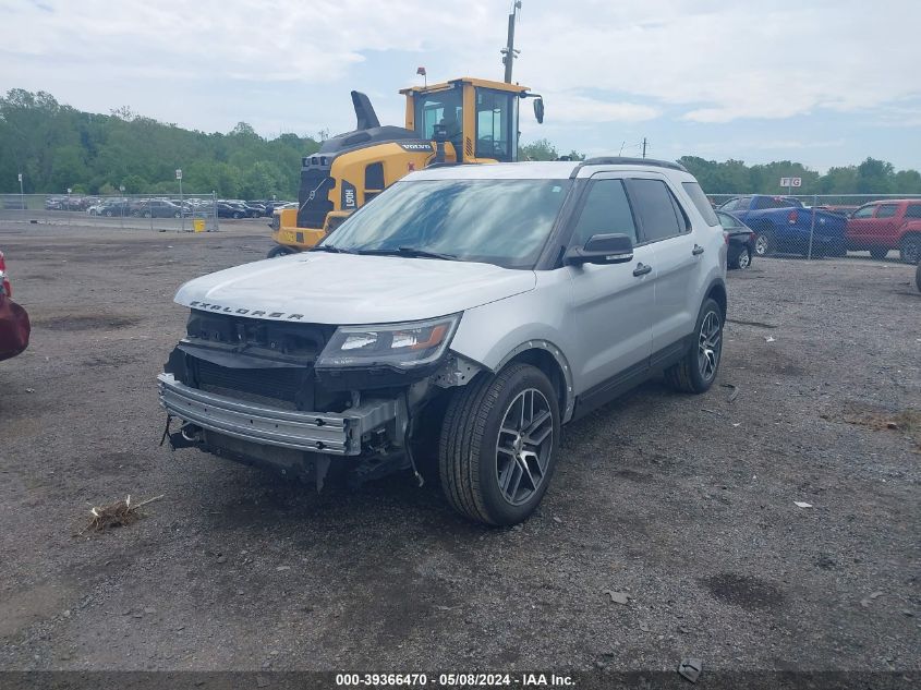 2019 Ford Explorer Sport VIN: 1FM5K8GT0KGA37926 Lot: 39366470