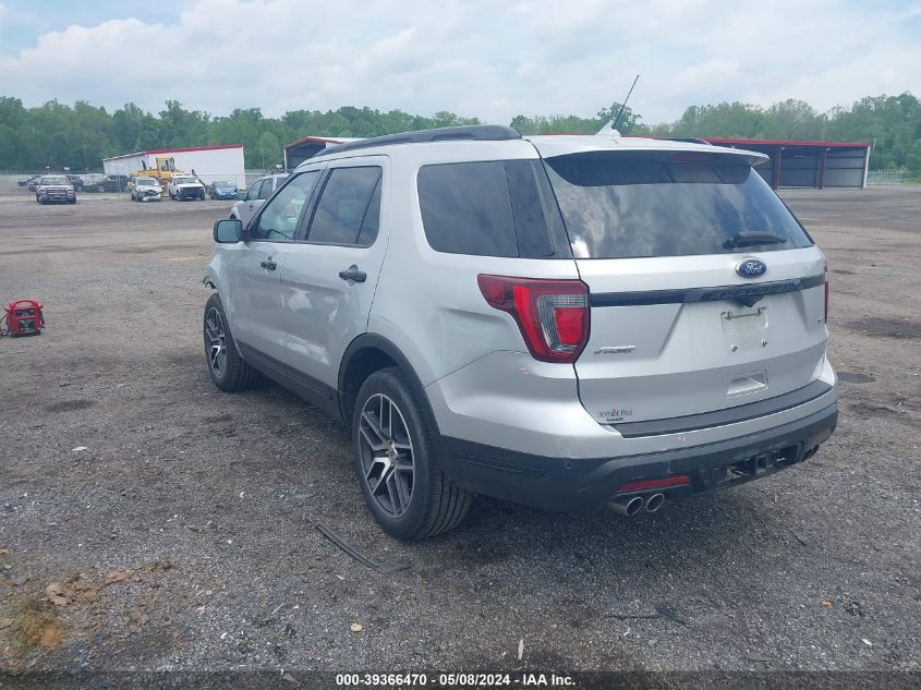 2019 Ford Explorer Sport VIN: 1FM5K8GT0KGA37926 Lot: 39366470