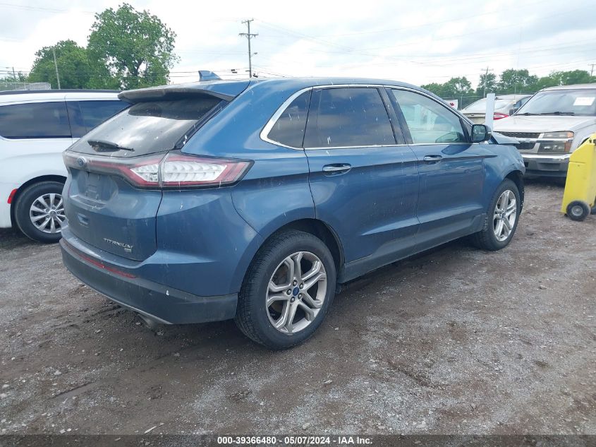 2018 Ford Edge Titanium VIN: 2FMPK4K86JBB87792 Lot: 39366480