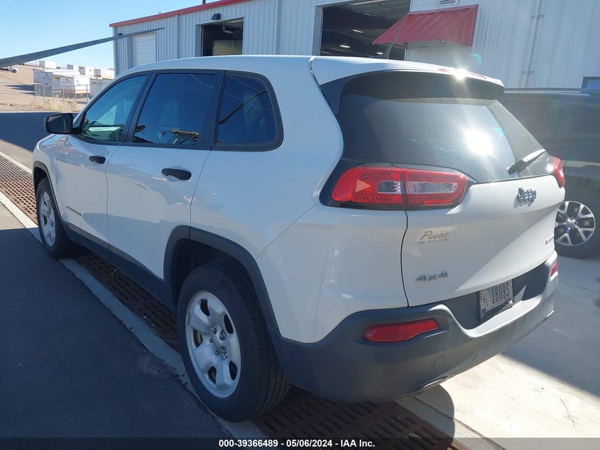 2016 JEEP CHEROKEE SPORT - 1C4PJMAB0GW313883