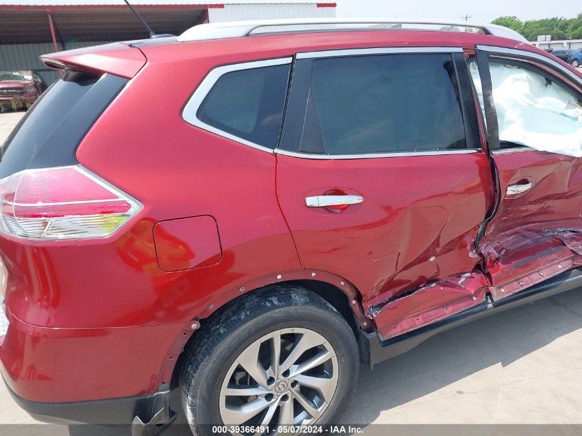 2015 Nissan Rogue Sl VIN: 5N1AT2MT1FC771646 Lot: 39366491