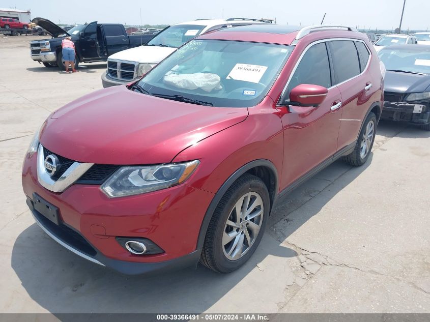 2015 Nissan Rogue Sl VIN: 5N1AT2MT1FC771646 Lot: 39366491