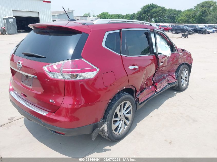 2015 Nissan Rogue Sl VIN: 5N1AT2MT1FC771646 Lot: 39366491