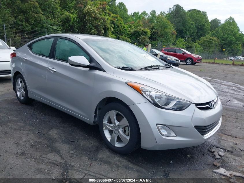 2013 Hyundai Elantra Gls VIN: KMHDH4AE3DU675654 Lot: 39366497