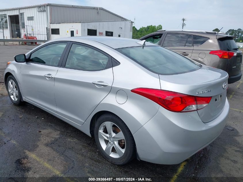 2013 Hyundai Elantra Gls VIN: KMHDH4AE3DU675654 Lot: 39366497