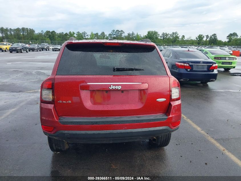 2016 Jeep Compass Latitude VIN: 1C4NJDEB1GD782638 Lot: 39366511