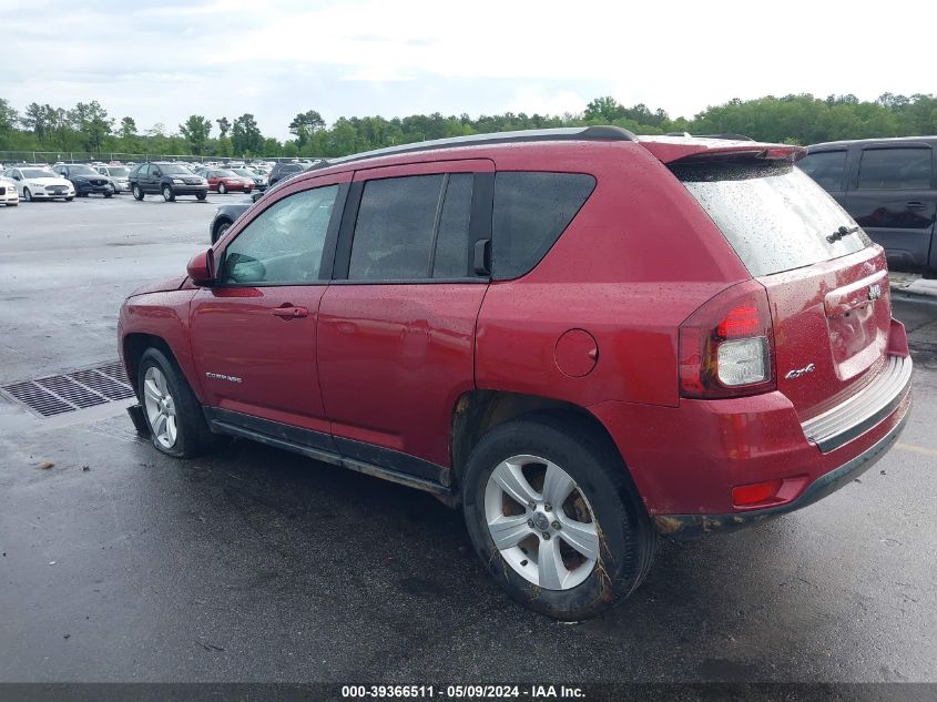 2016 Jeep Compass Latitude VIN: 1C4NJDEB1GD782638 Lot: 39366511