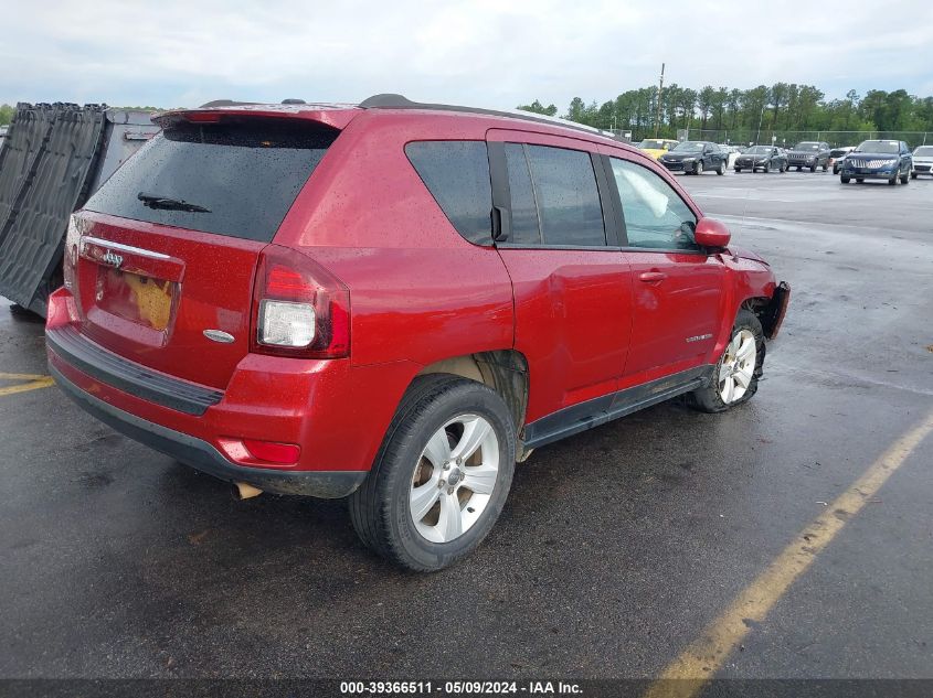 2016 Jeep Compass Latitude VIN: 1C4NJDEB1GD782638 Lot: 39366511