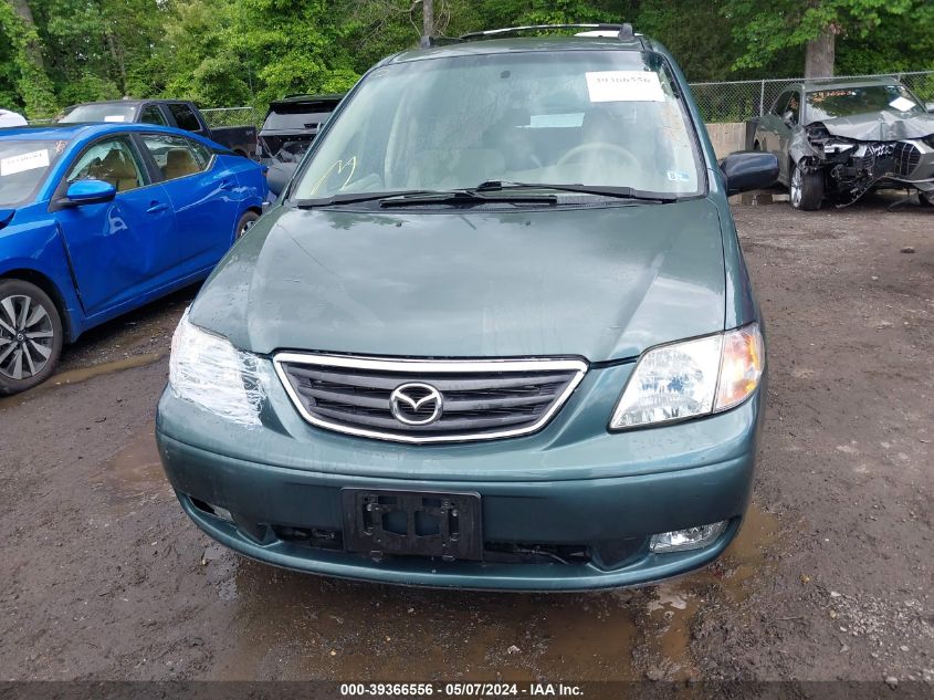 2001 Mazda Mpv Dx/Es/Lx VIN: JM3LW28Y610199209 Lot: 39366556